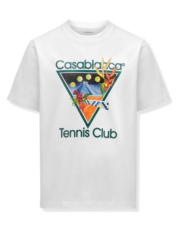 Casablanca White Tenis T Shirt