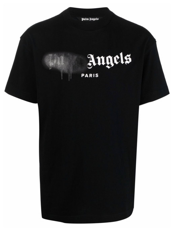 Palm Angels Spray Black T-Shirt