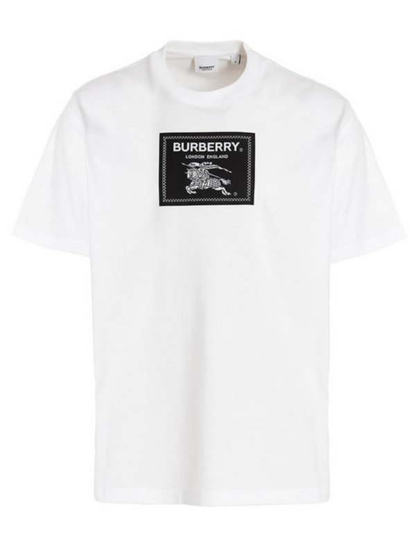 Burberry Box Logo T Shirt White