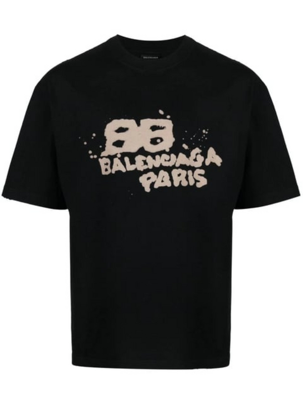 Balenciaga Hand Drawn BB Logo T Shirt